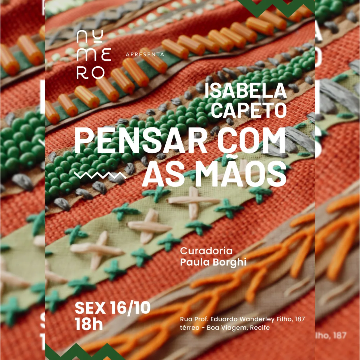 Exposição individual de Isabela Capeto - Número